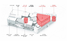 DeuxEtDemi Deux Et Demi Deux&Demi Deux & Demi wuhan chine china atrium concept market marché modernsky roof garden circle cercle Mopera